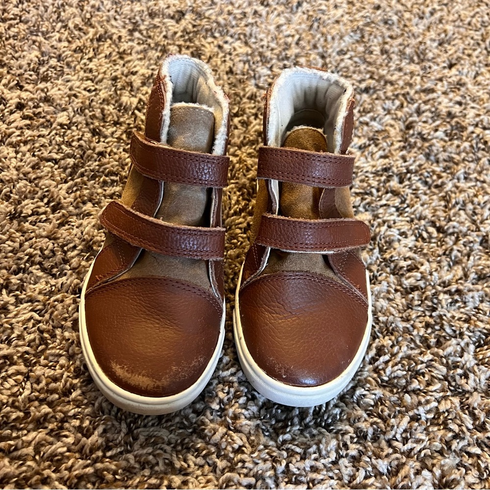 UGG Brown Boots with Velcro Straps
